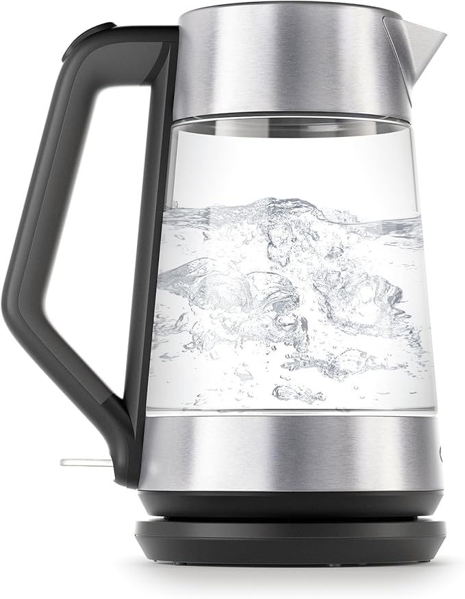 OXO Brew Cordless Glass Electric Kettle (1.75 L) and OXO Brew Stainless Steel French Press Coffee Maker (32oz)
