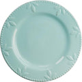 Signature Housewares 4 Piece Sorrento Collection Stoneware Dinnerware Set Aqua Blue