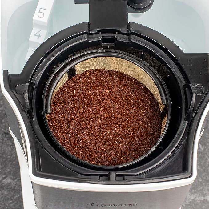 Capresso 5-Cup Mini Drip Coffee Maker White
