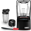 Blendtec Professional 800 Blender 34 oz GO Travel Bottle 90 oz WildSide+ Jar and Spoonula Spatula - Kitchen Blender Bundle - Black