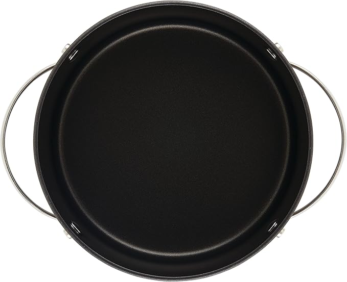 Ayesha Curry Kitchenware Professional Hard Anodized Nonstick Sauce Pot/Saucepot/Saucepan with Lid 4 Quart Charcoal