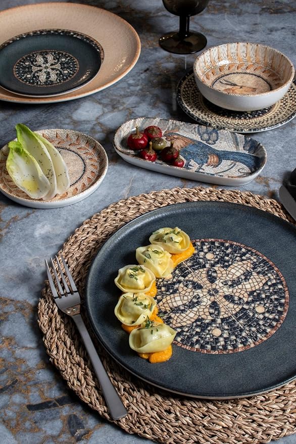 Dinnerware Set (Small) - Mesopotamia - 24 pieces - 6 Persons - Porcelain