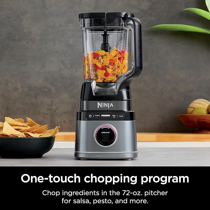 Ninja Blender | Best for Smoothies Frozen Drinks Shakes Veggie Chopper &amp More | 72 oz. Full Size Pitcher | Blender for Kitchens |1800 Watt | Black | TB201