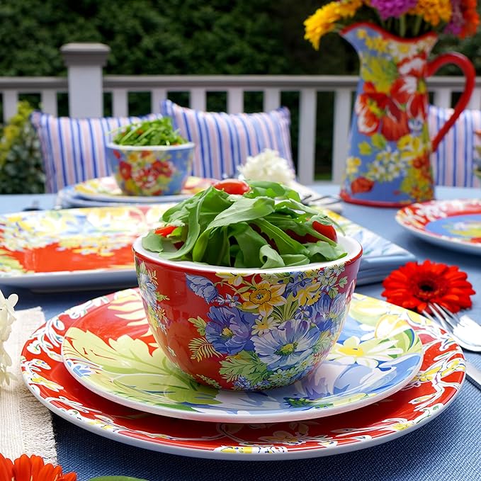 Certified International Blossom 16 Piece Dinnerware Set Serice for 4