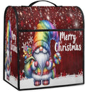 cfpolar Kitchen Aid Mixer Cover Compatible with 6-8 Quarts Christmas Santa Claus Snowflakes Stand Mixer Cover Kitchen Aid Mixers Accessories Appliance Organizer Bag Dust Covers with Zipper Pocket