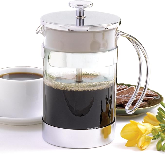 Norpro 5574 Glass/Chrome Coffee/Tea Press 5-Cup