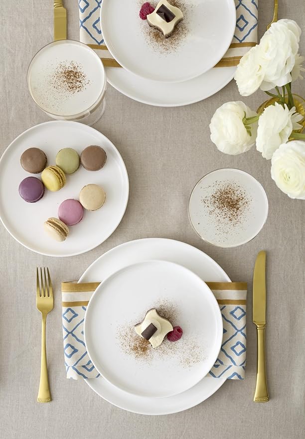 Lenox 899191 Modern White Coupe 24-Piece Dinnerware Set Service For 8
