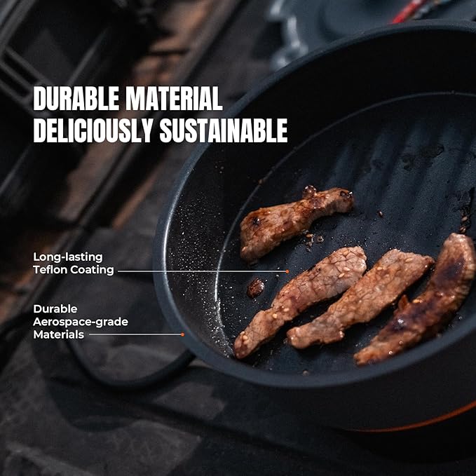 Electric Cookware Included Joulle Kettle French Press Coffee Maker &amp Nomad Cooking System Multi-Functional Cooking Gear for Travel Electric Vehicles Car Camping Overland Vanlife