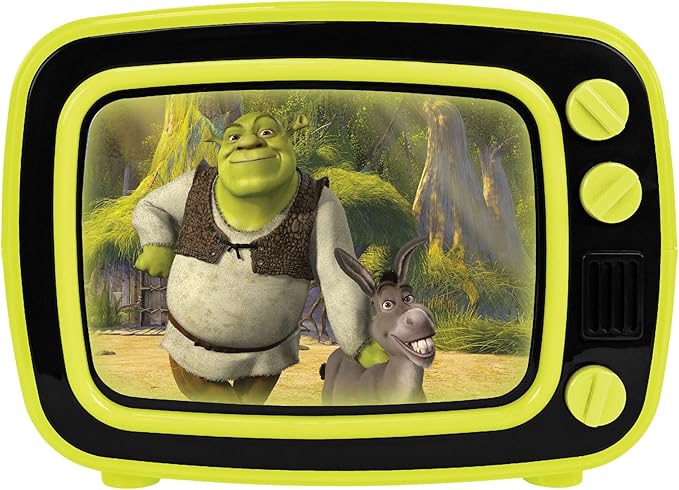 Uncanny Brands Shrek Retro TV Toaster with Light Up Frame Two Slice Model with Shrek Artwork Themed Kitchen Appliance