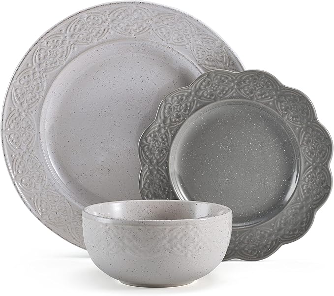 Pfaltzgraff Gia 12 Piece Dinnerware Set Service For 4 Multicolored