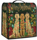 cfpolar Kitchen Aid Mixer Cover Compatible with 6-8 Quarts Christmas Xmas Dogs Stand Mixer Cover Kitchen Aid Mixers Accessories Appliance Organizer Bag Dust Covers with Zipper Pocket