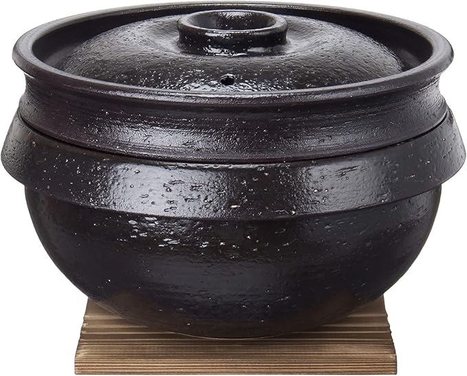 Haseen Pottery ANC-80 Haseen Pot Rice Pot Rice Pot Pot Pot 22.4 fl oz (1200 ml) Microwave Use Rice Pot Rice Pot Rice Pot Rice Pot Rice Pot Rice Pot Rice Pot Japanese