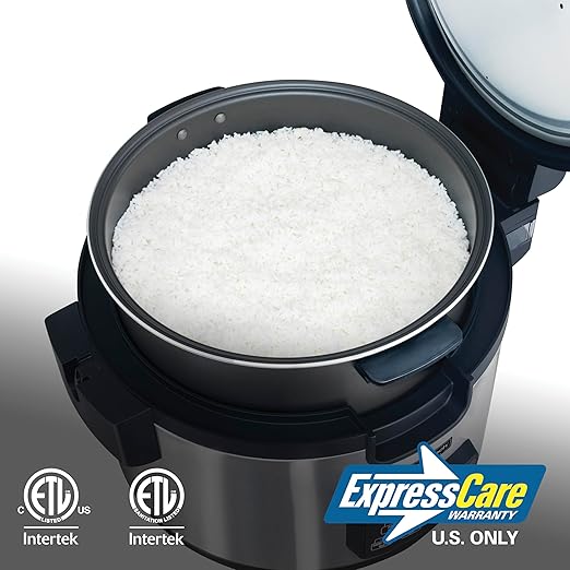 Hamilton Beach Commercial Rice Cooker 90 Cup Capacity R37590 (Renewed)