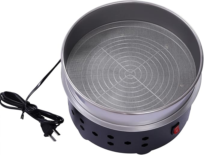 110V Electric Coffee Bean Cooler Household Home Coffee Roasting Cooling Machine 304 Stainless Steel 34W 2-Layer
