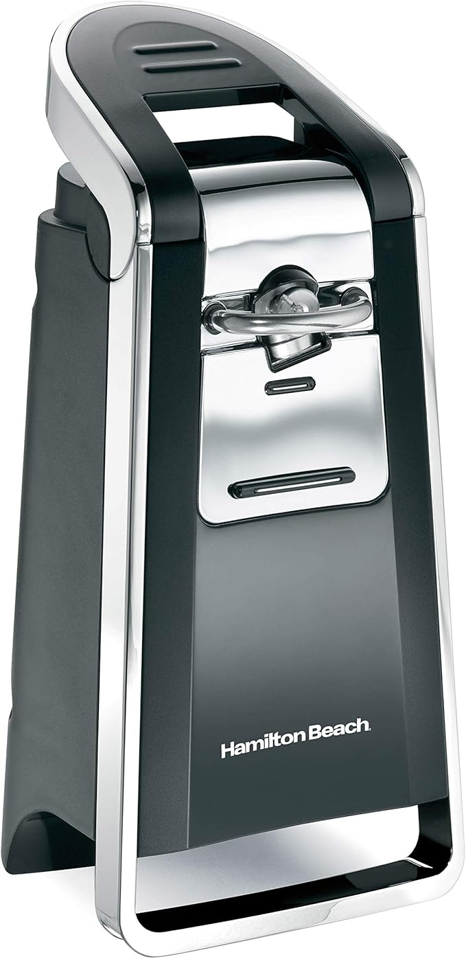 Hamilton Beach 2 Slice Toaster with Extra-Wide Slots Bagel Setting Toast Boost &amp (76606ZA) Smooth Touch Electric Automatic Can Opener with Easy Push Down Lever