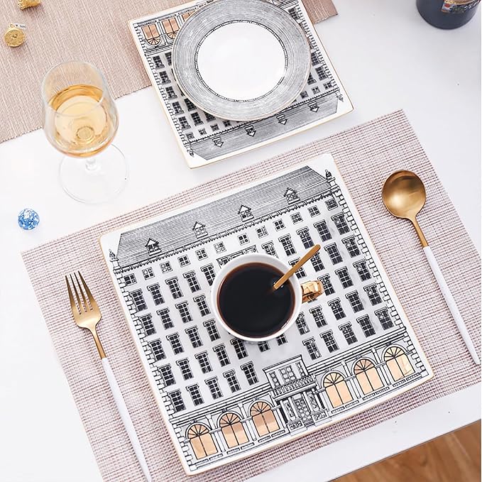 16 piece bone china dinnerware set dinner plates and coffee cup dishes sets dinnerware sets for 4bone china Porcelain kitchen tableware gift for mother and wife