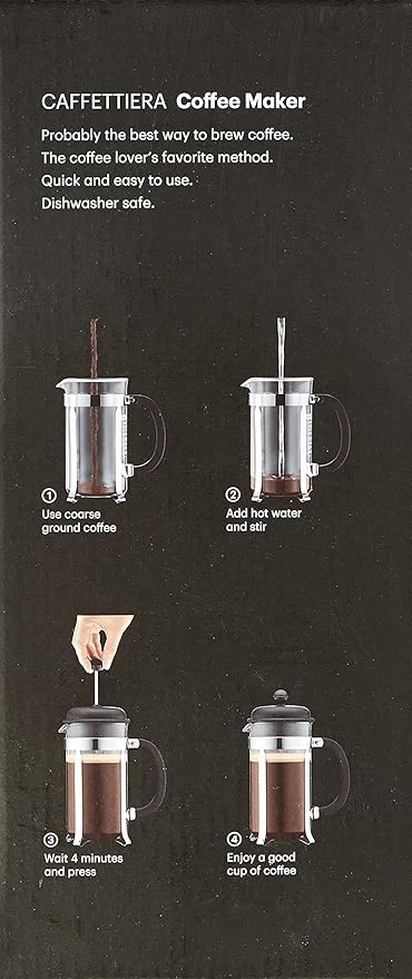 Bodum CAFFETTIERA French Press Coffee Maker 8 Cup 1.0 l Plastic 1 l