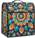 cfpolar Kitchen Aid Mixer Cover Compatible with 6-8 Quarts Mandala Colorful Flower Boho Stand Mixer Cover Kitchen Aid Mixers Accessories Appliance Organizer Bag Dust Covers with Zipper Pocket