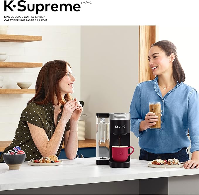Keurig K-Supreme Coffee Maker Single Serve K-Cup Pod Coffee Brewer With MultiStream Technology 66 Oz Dual-Position Reservoir