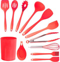 MegaChef Tool Cookware Utensil Set 12 Piece Red