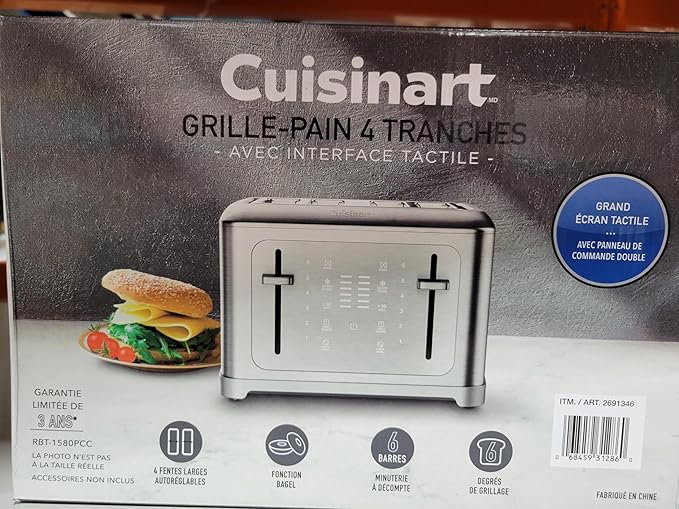 Cuisinart 4 Slice Touch Screen Toaster
