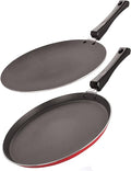 Nirlon Non-Stick Aluminium Cookware Set 2-Pieces Red/Black (2.6mm_FT13_CT12_64_3)