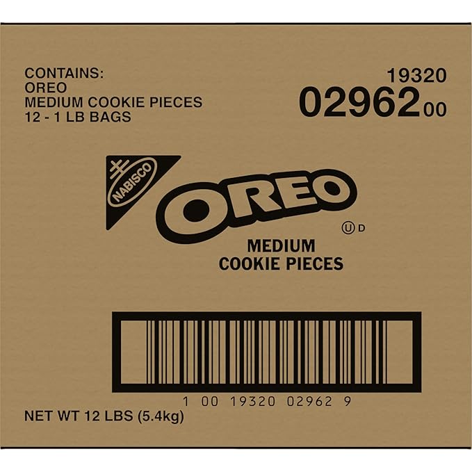 OREO Chocolate Sandwich Cookies Medium Cookie Pieces 12 - 16 oz Bags