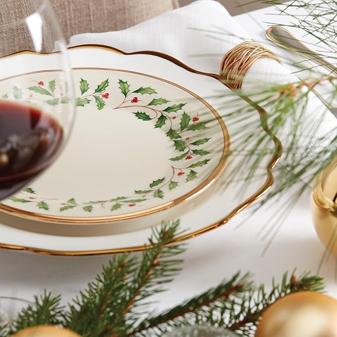 Lenox 146504010 Holiday Salad Plate Christmas Dinnerware