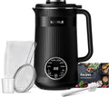 32oz Automatic Soy Machine for Homemade Almond Oat Coconut Soy Plant Based Milks and Non Dairy Beverages with Delay Start/Keep Warm/Self-Cleaning/Boil Water Black