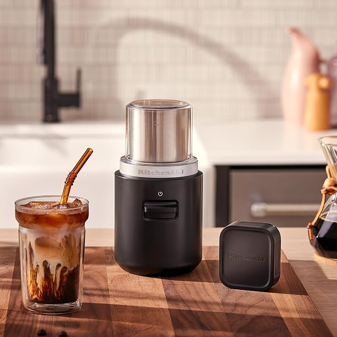 KitchenAid Go™ Cordless Blade Grinder - battery included KBGR111 Black Matte
