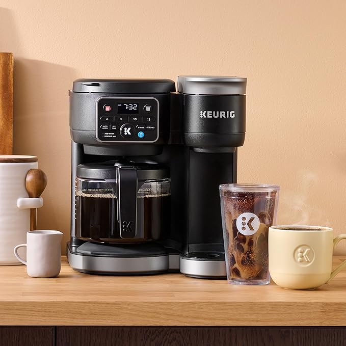 Keurig K-Duo Single Serve K-Cup Pod &amp Carafe Coffee Maker Black