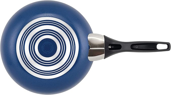 Farberware 21891 Dishwasher Safe Nonstick Cookware Set / Pots and Pans Set - 15 Piece Blue