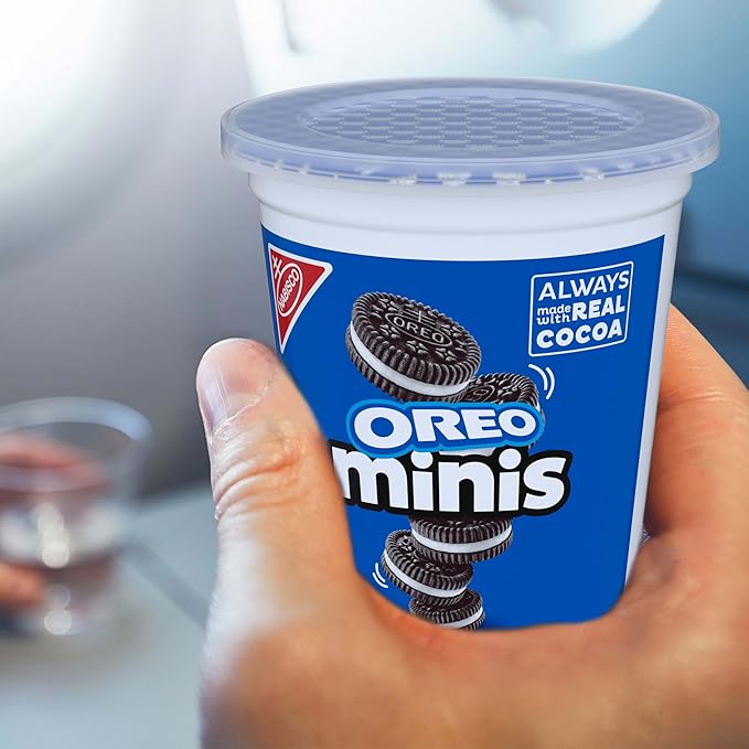 OREO Minis Chocolate Sandwich Cookies 12 - 3.5 oz Snack Cups