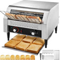 Happybuy Commercial Conveyor Toaster 450 Slices/Hour Heavy Duty Stainless Steel Electric Toaster Oven For Toast Bun Bagel Bread