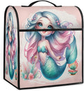 Kitchen Aid Mixer Cover Ocean Mermaid Stand Mixer Cover Compatible with 6-8 Quarts Stand Mixers Dust Covers with Zipper Pocket Foldable Washable Kitchen Aid Organizer Bag