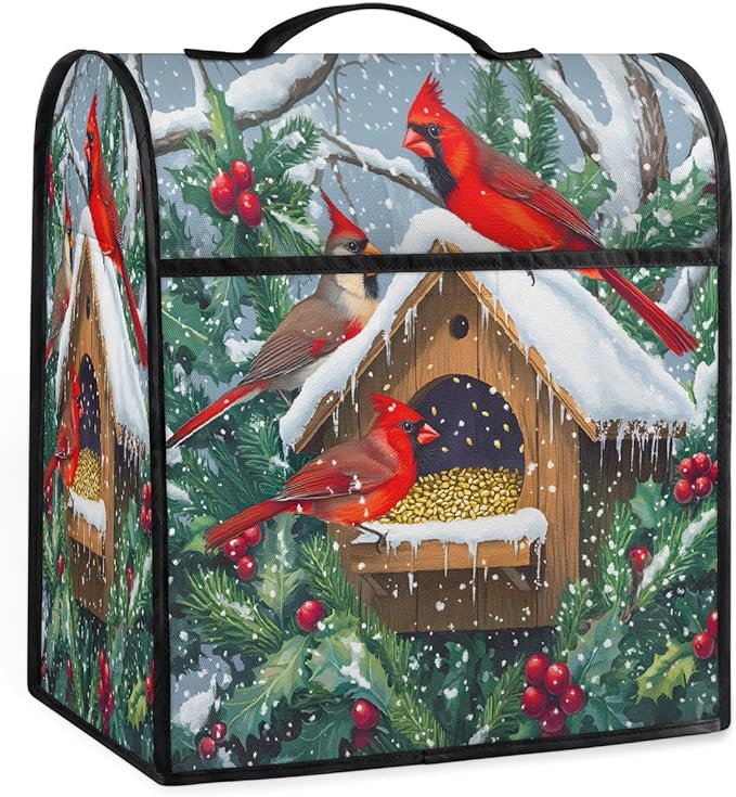 cfpolar Kitchen Aid Mixer Cover Compatible with 6-8 Quarts Autumn Bird Castle Stand Mixer Cover Kitchen Aid Mixers Accessories Appliance Organizer Bag Dust Covers with Zipper Pocket