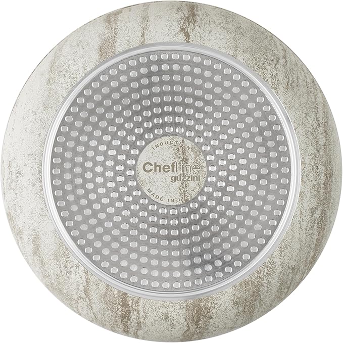 Guzzini ChefLine Marble Made in Italy Set of 3 Pans (24 cm and 28 cm) with Removable Handle