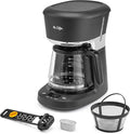 Mr. Coffee 12 Cup Dishwashable Coffee Maker with Advanced Water Filtration &amp Permanent Filter