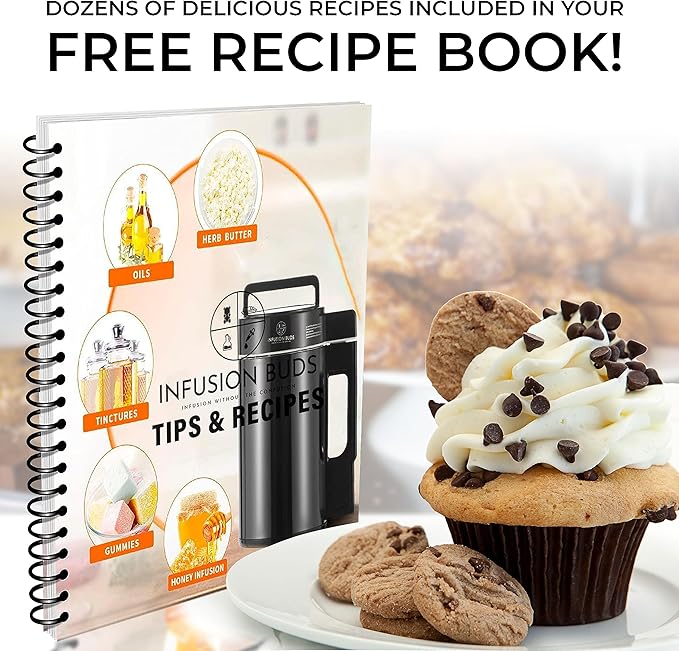 Infusion Buds Butter Infuser- Herbal Butter Maker Machine | Herbal Butter &amp Oil Infuser Machine. Includes Decarb Box and Tons of Accessories