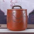 Ceramic Container with Lid for Rice Ceramic Rice Bucket Large Airtight Food Storage Dispenser Kitchen Grain Jars Rice Storage Box Household Rice Barrel Ceramic Rice Cylinder for Flour Food(A)