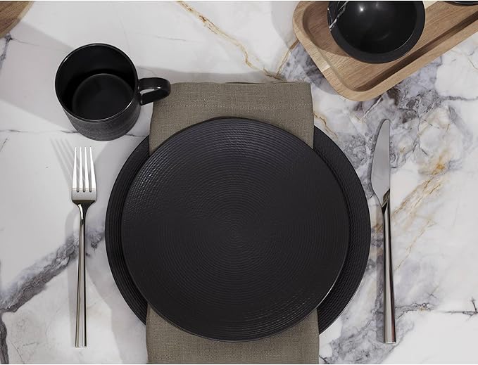 Lenox 895250 Lx Collective Black 12-Piece Set White