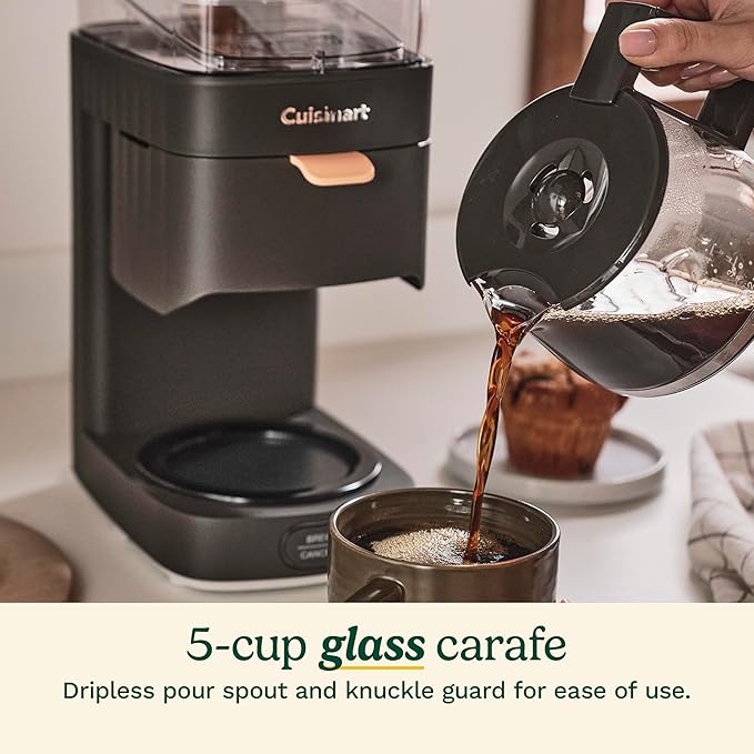 Cuisinart Soho™ 5-Cup Coffee Maker 800 watts Black DCC-5BK