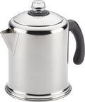 Farberware 47053 Classic Stainless Steel Yosemite 12-Cup Coffee Percolator 12 Cup Coffee Maker Silver