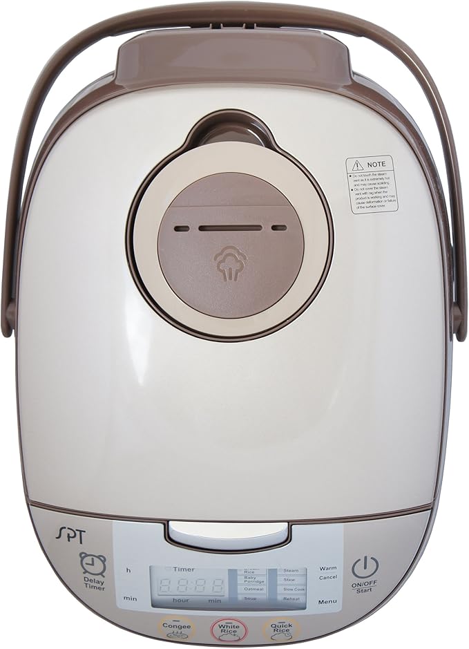 SPT RC-1808: 10 Cups Multi-functional Rice Cooker GOLD
