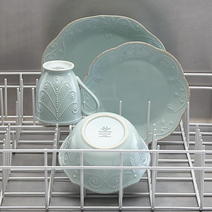 Lenox French Perle 4-Piece Place Setting Ice Blue12 oz