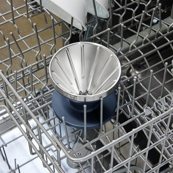 YETI Pour Over Coffee Maker Accessory Ramblers Designed for Perfect Coffee Extraction Anywhere Stainless Steel fits any V60 Filter Ultramarine Violet