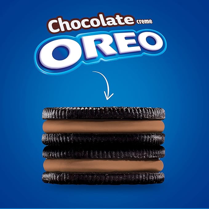 OREO Chocolate Creme Chocolate Sandwich Cookies Family Size 12 - 18.71 oz Packs