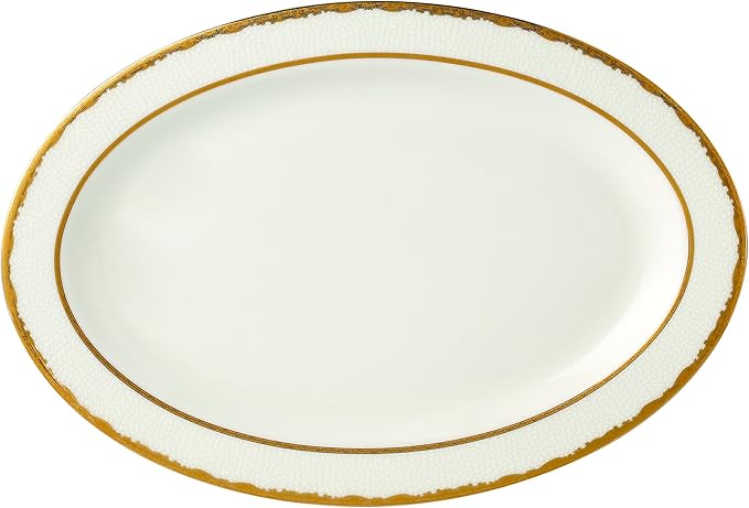 Lorren Home Trends 57 Piece Sonia Collection Dinnerware Set Gold