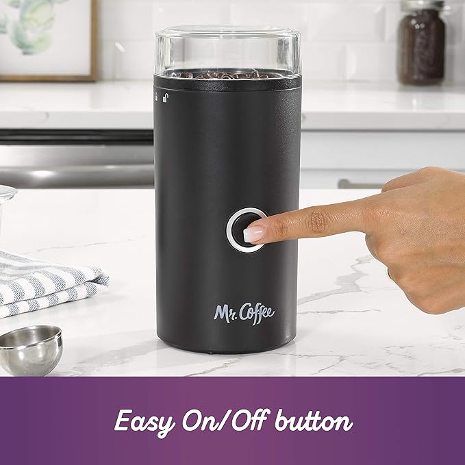 Mr. Coffee 12-Cup Programmable Coffee Maker + Mr. Coffee 14-Cup Coffee Grinder Black