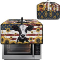 Doojoayie Cow Toaster Cover 8 Slice Kitchen Appliance Covers 22.5x18.5x 13 Bread Machine Dust Protector Modern Home Kitchen Decoration American Flag Print
